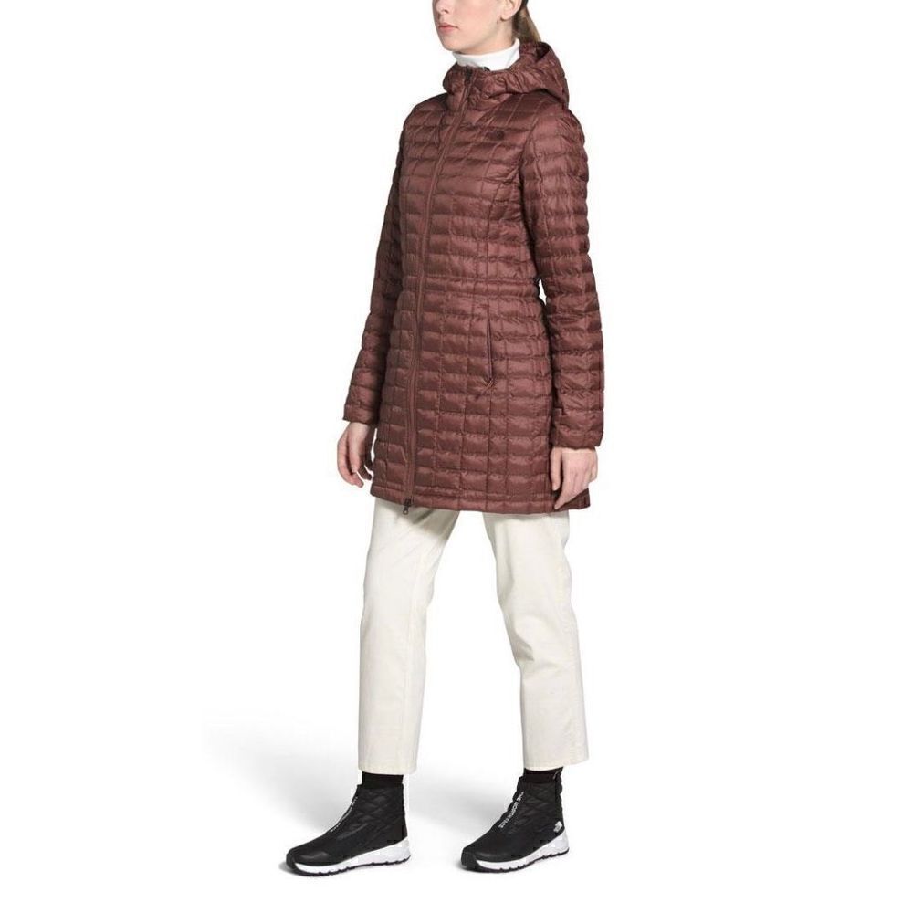 THE NORTH FACE THERMOBALL ECO INSULATOR PARKA in Maroon Purple NWT Size XS